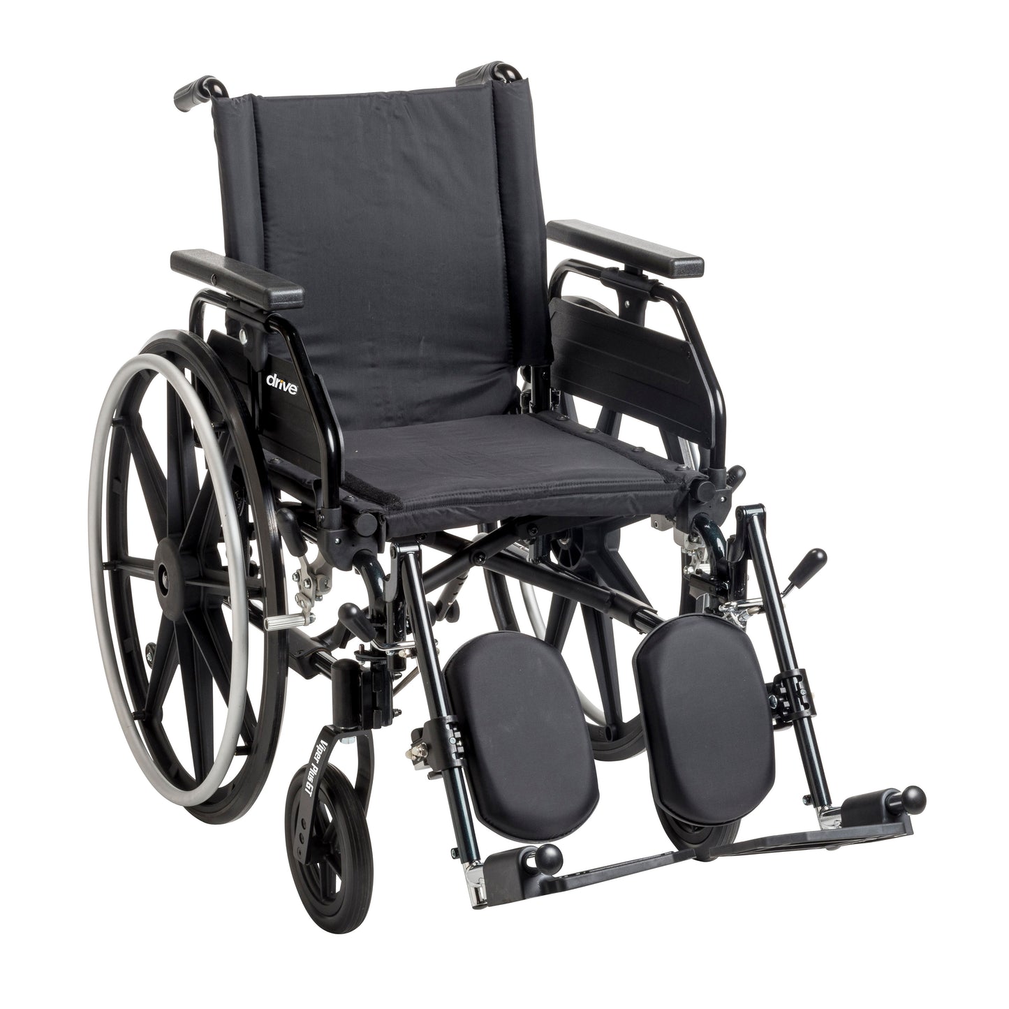 Viper Plus GT Wheelchair with Universal Armrests, Elevating Legrests, 16" Seat